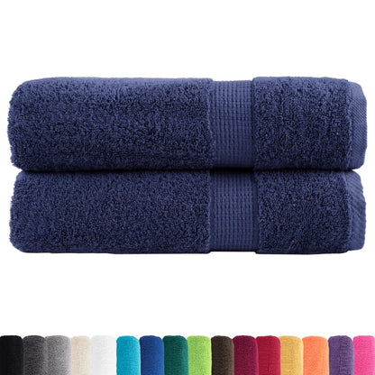 Badhanddoeken SOLUND 2 st 600 g/m² 100x150 cm marineblauw