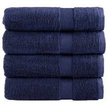 Badhanddoeken SOLUND 4 st 600 g/m² 100x150 cm marineblauw