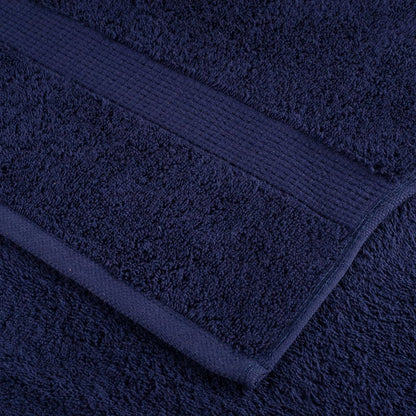 Saunadoeken 4 st 600 g/m² 80x200 cm 100% katoen marineblauw