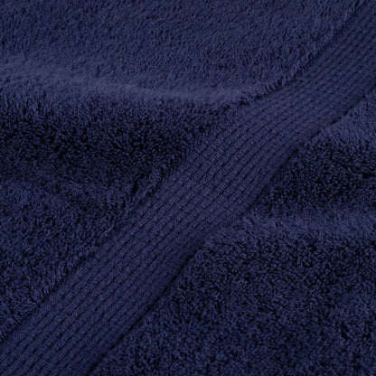 Saunadoeken 4 st 600 g/m² 80x200 cm 100% katoen marineblauw