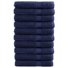 Saunadoeken 10 st 80x200 cm marineblauw 600 g/m²