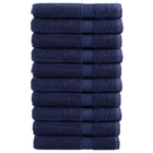Handdoeken 10 st 100x200 cm marineblauw 600 g/m²