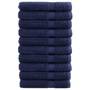 Handdoeken 10 st 100x200 cm marineblauw 600 g/m²