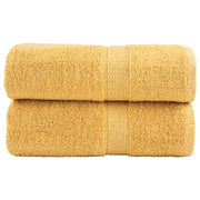 Premium washcloths SOLUND 2 pcs gold 30x30cm 600 gsm