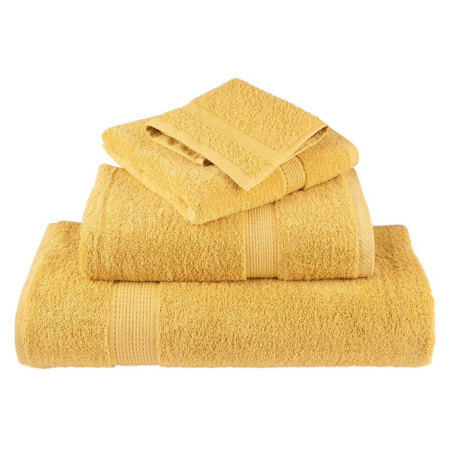 Premium washandjes SOLUND 10 stuks goud 30x30cm 600 g/m²