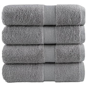 Premium washcloths SOLUND 4-pack grey 30x30cm 600 gsm