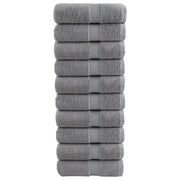 Premium washcloths SOLUND 10 pieces grey 30x30 cm 600 gsm