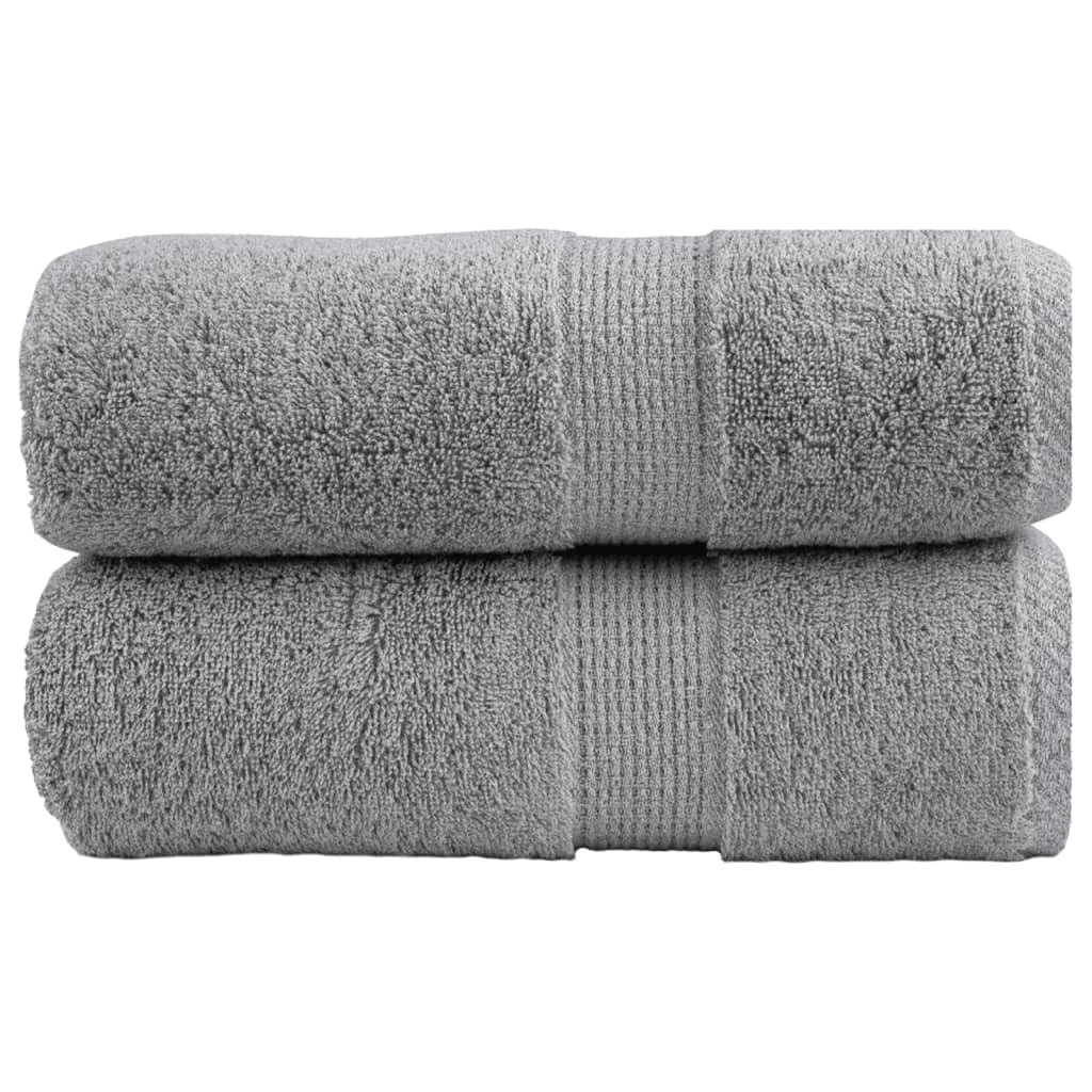 Gastendoekjes Solund 2 St 600 G/M² 30X50 Cm Grijs Goud