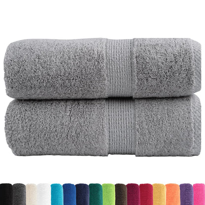 Gastendoekjes Solund 2 St 600 G/M² 30X50 Cm Grijs Goud