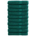 Sauna towels SOLUND 10 pcs 600 gsm 80x200 cm green