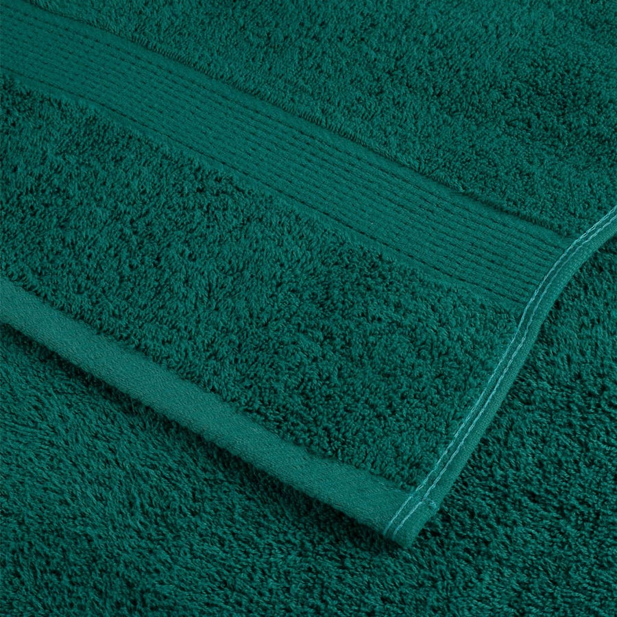 Saunadoeken 10 st 600 g/m² 80x200 cm 100% katoen groen