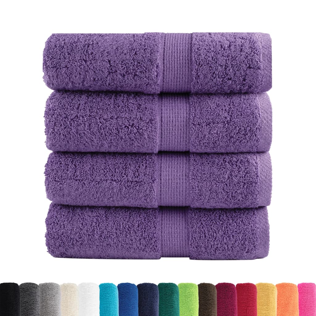 Gastendoekjes Solund 600 G/M² Paars 4 30 x 30 cm