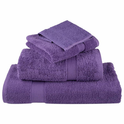 Washandjes 10 st 600 g/m² 30x30 cm 100% katoen paars