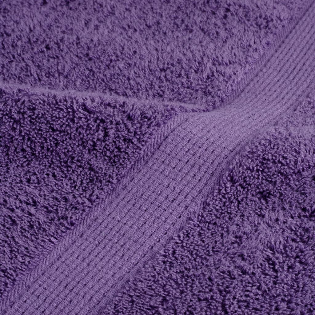 Washandjes 10 st 600 g/m² 30x30 cm 100% katoen paars