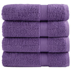 Bath towels SOLUND 4 pcs 600 gsm 70x140 cm purple