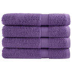 Towels SOLUND 4 pcs 600 gsm 100x200 cm purple