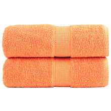Washandjes 2 st 600 g/m² 30x30 cm 100% katoen oranje