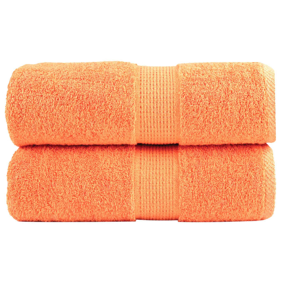 Washandjes 2 st 600 g/m² 30x30 cm 100% katoen oranje