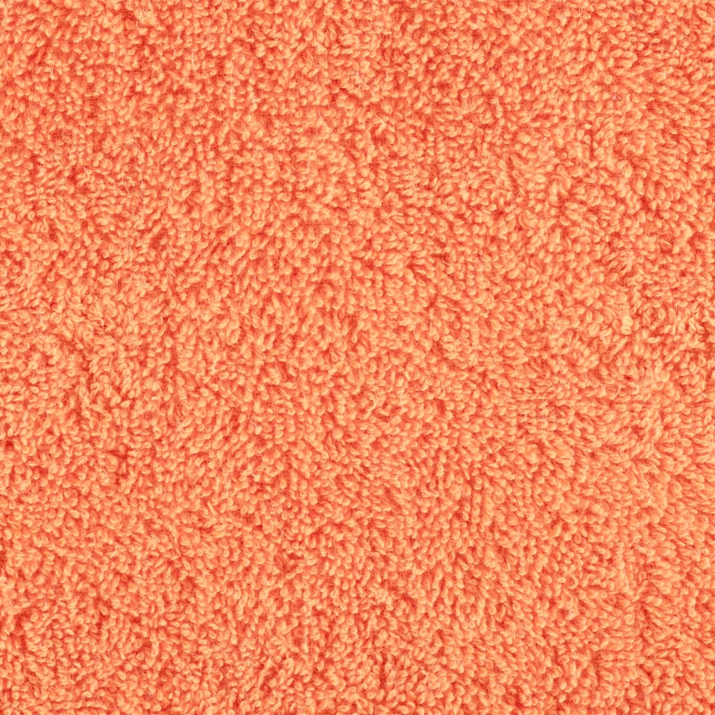 Washandjes 10 st 600 g/m² 30x30 cm 100% katoen oranje