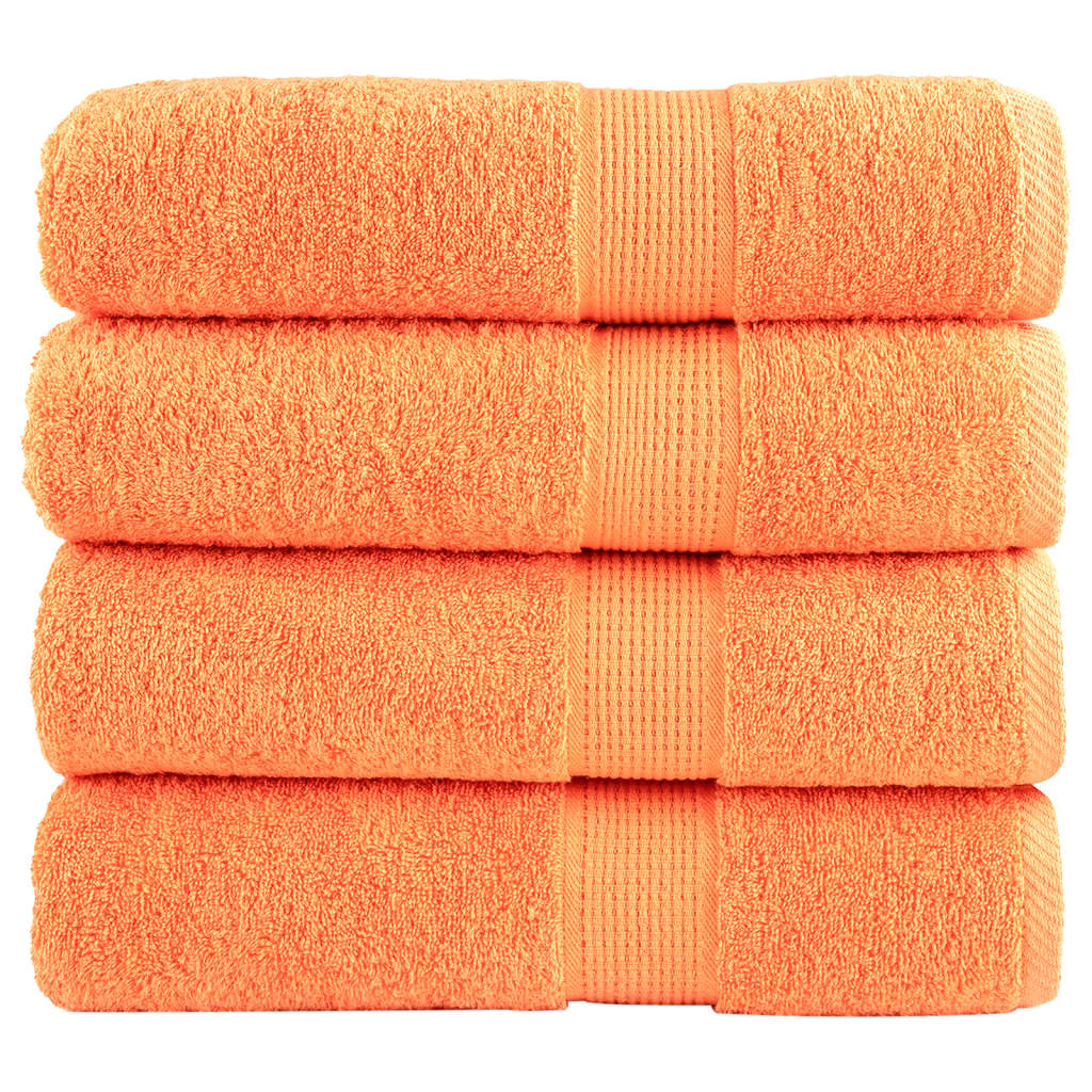 Badhanddoeken Solund 600 G/M² Oranje Orange 4 70 x 140 cm