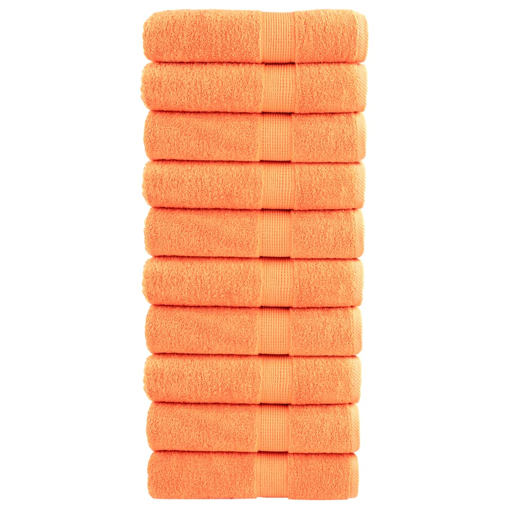 Badhanddoeken Solund 600 G/M² Oranje Orange 10 70 x 140 cm