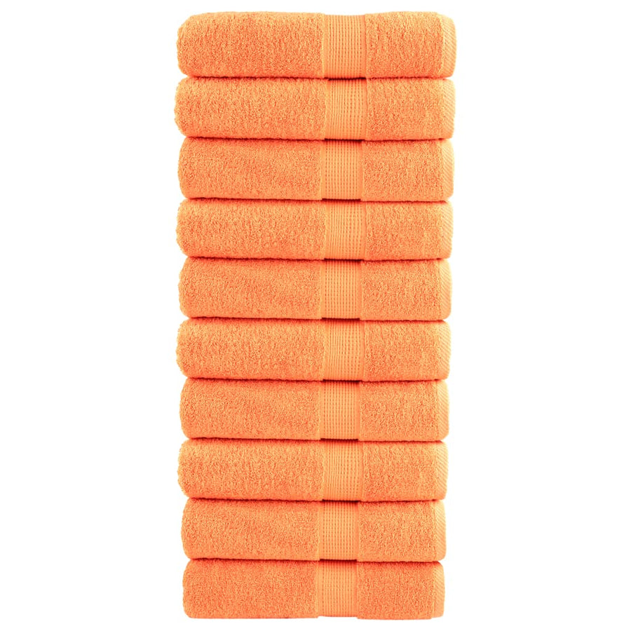Badhanddoeken Solund 600 G/M² Oranje Orange 10 70 x 140 cm