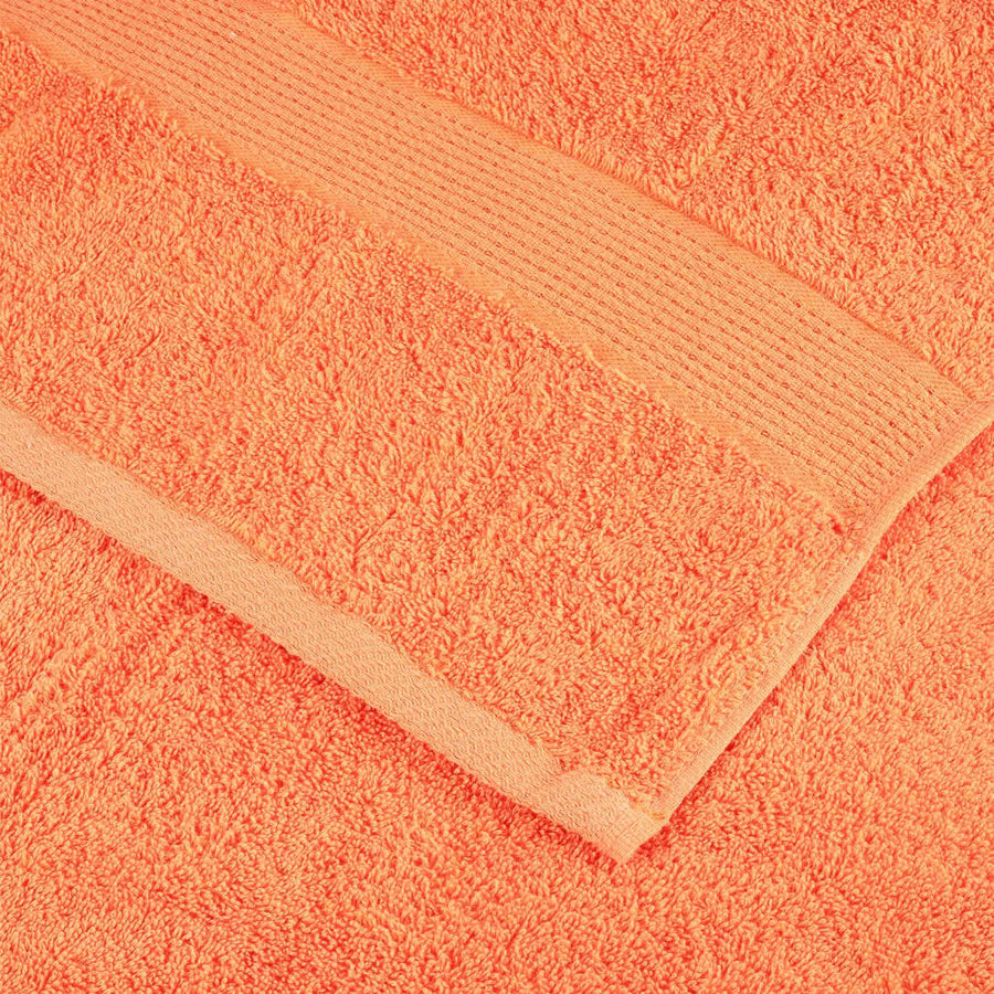 Handdoeken 2 st 600 g/m² 100x200 cm 100% katoen oranje