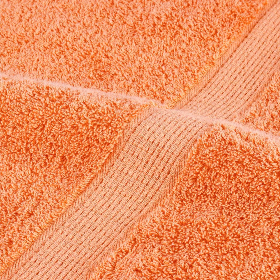 Handdoeken 2 st 600 g/m² 100x200 cm 100% katoen oranje