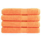 Towels SOLUND 4 pcs 600 gsm 100x200 cm orange