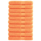 Towels SOLUND 10 pcs 600 gsm 100x200 cm orange