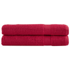 Sauna towels SOLUND 2 pcs 600 g/m² 80x200 cm red