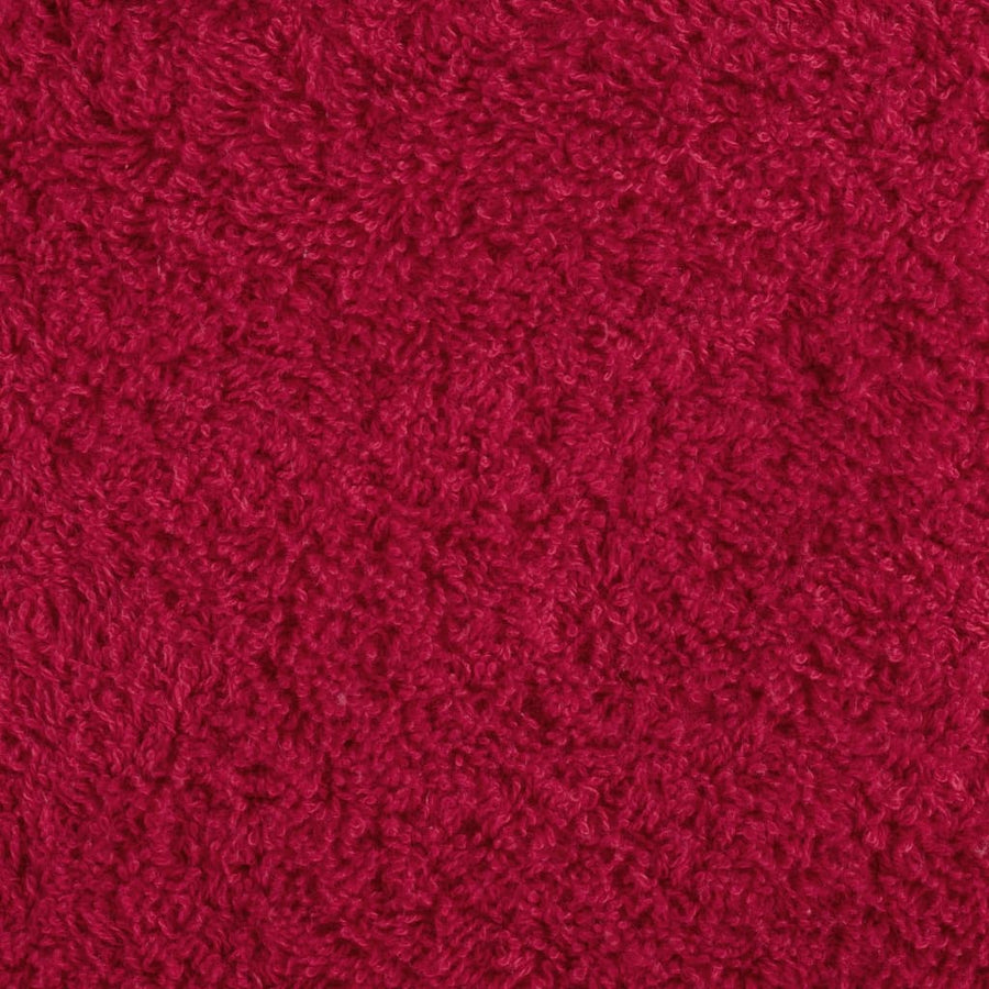 Saunadoeken 2 st 600 g/m² 80x200 cm 100% katoen rood