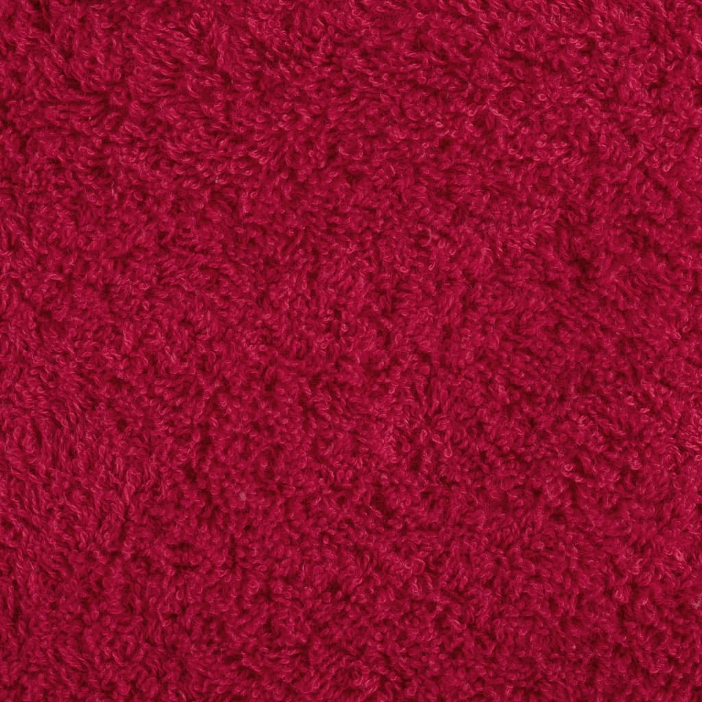 Saunadoeken 4 st 600 g/m² 80x200 cm 100% katoen rood