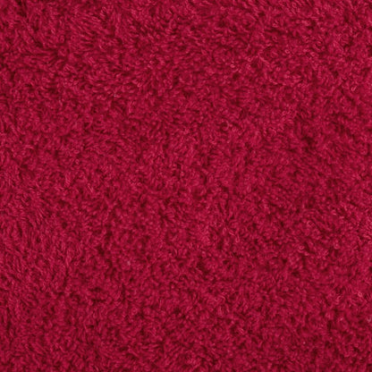 Saunadoeken 4 st 600 g/m² 80x200 cm 100% katoen rood