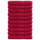 Sauna towels SOLUND 10 pcs 600 gsm 80x200 cm red