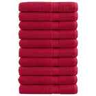 Towels SOLUND 10 pcs 600 g/m² 100x200 cm red