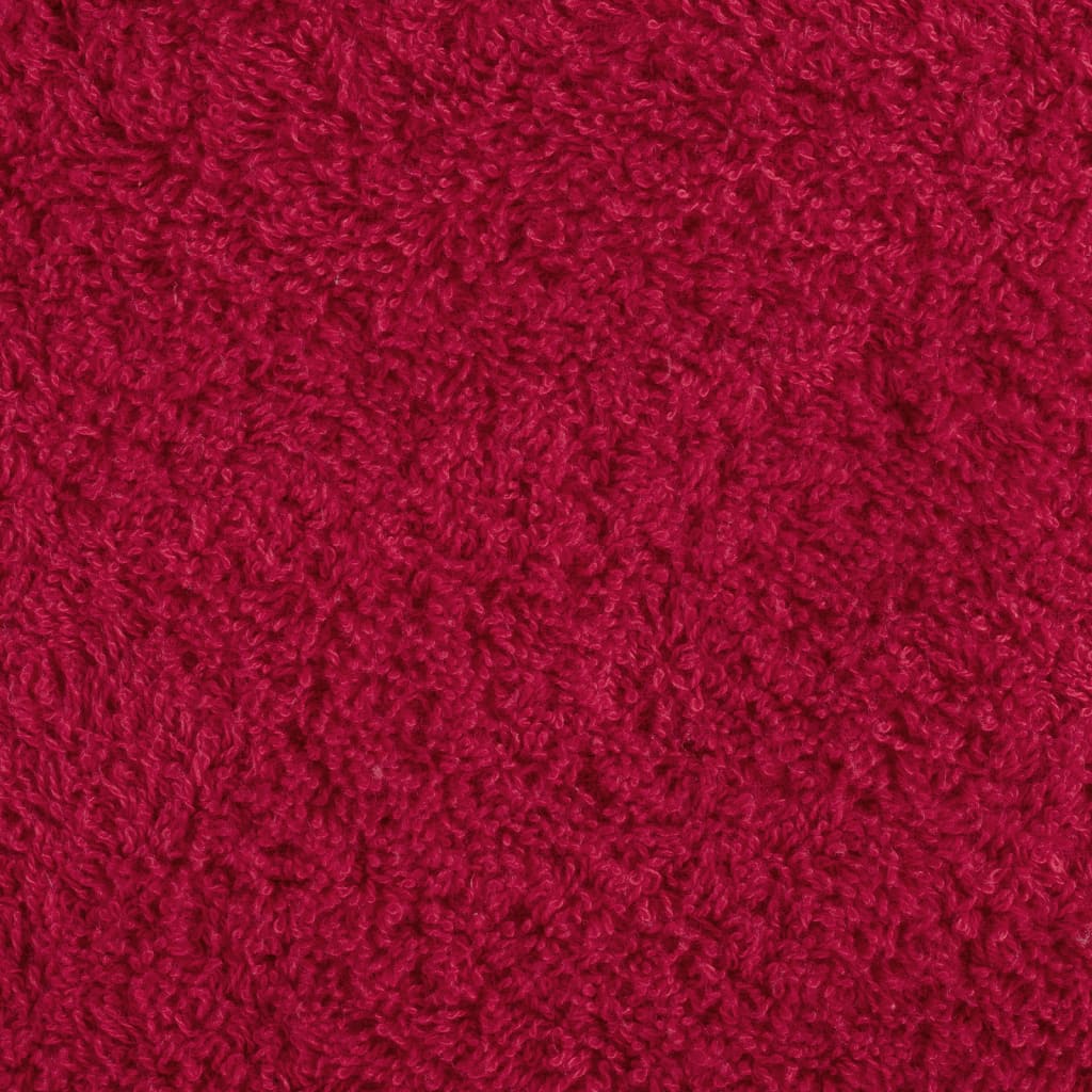Handdoeken 10 st 600 g/m² 100x200 cm 100% katoen rood