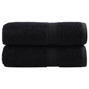Guest towels SOLUND 2 pcs 600 gsm 30x50 cm black