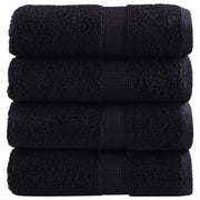 Guest towels SOLUND 4 pcs 600 gsm 30x50 cm black