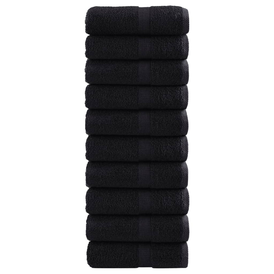 Gastendoekjes Solund 10 St 600 G/M² 30X50 Cm Zwart Blauw