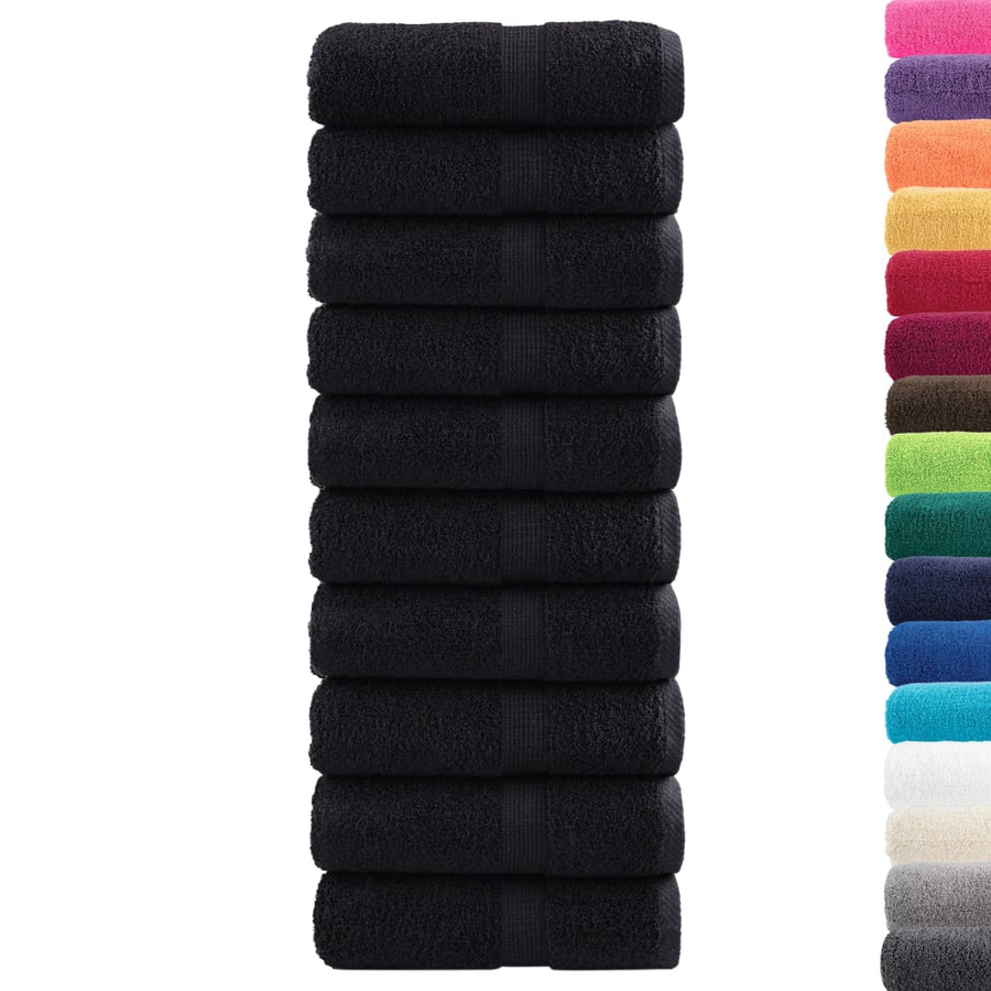 Gastendoekjes Solund 10 St 600 G/M² 30X50 Cm Zwart Blauw
