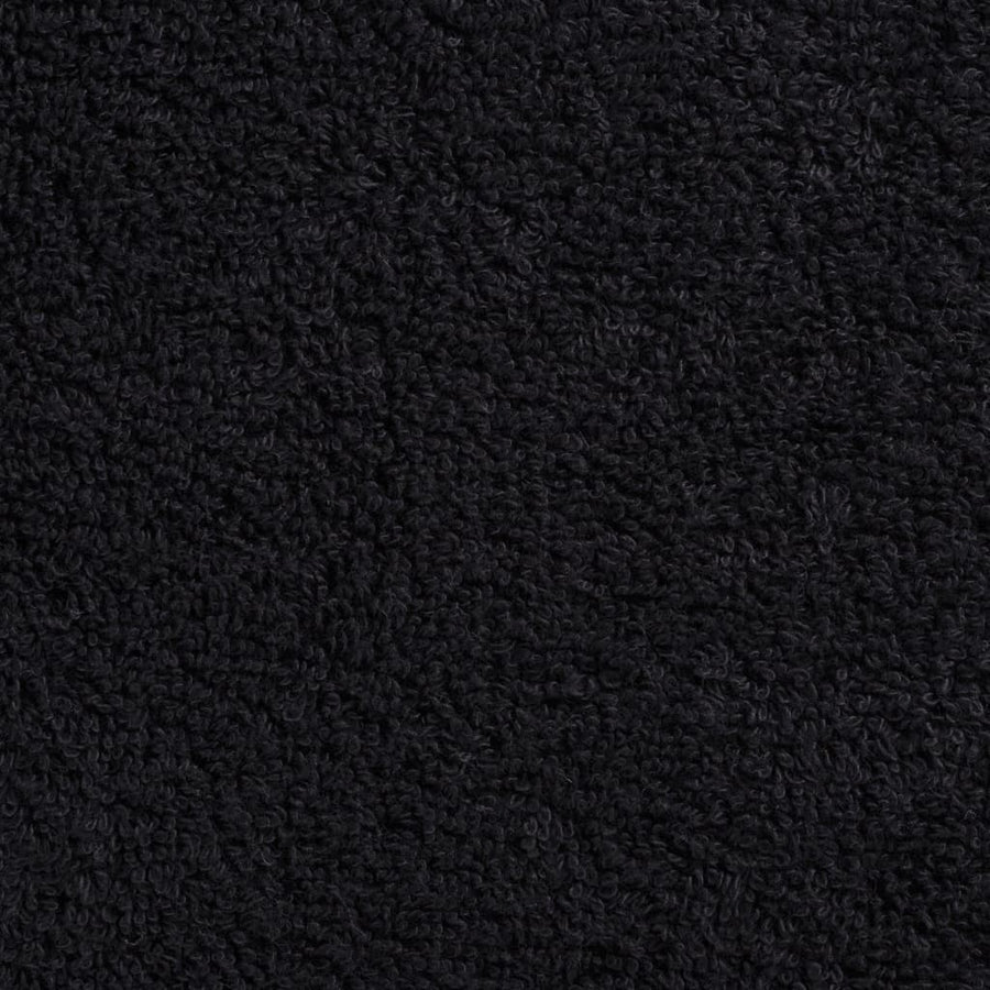 Handdoeken 10 st 600 g/m² 50x100 cm 100% katoen zwart