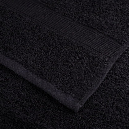 Handdoeken 10 st 600 g/m² 50x100 cm 100% katoen zwart