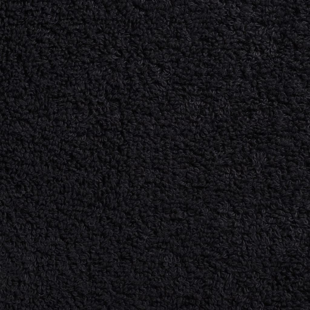 Badhanddoeken Solund 600 G/M² Zwart 4 70 x 140 cm