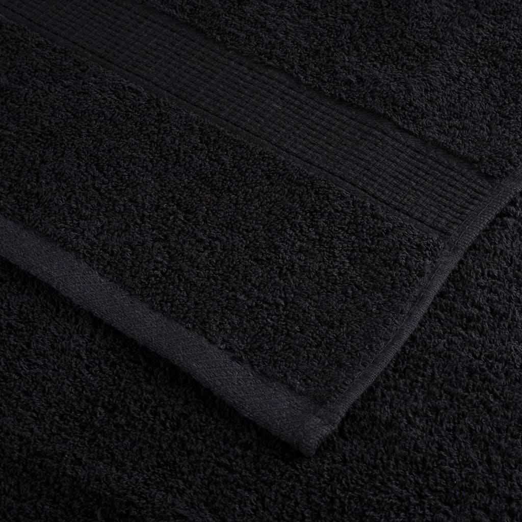 Badhanddoeken Solund 600 G/M² Zwart 2 100 x 150 cm