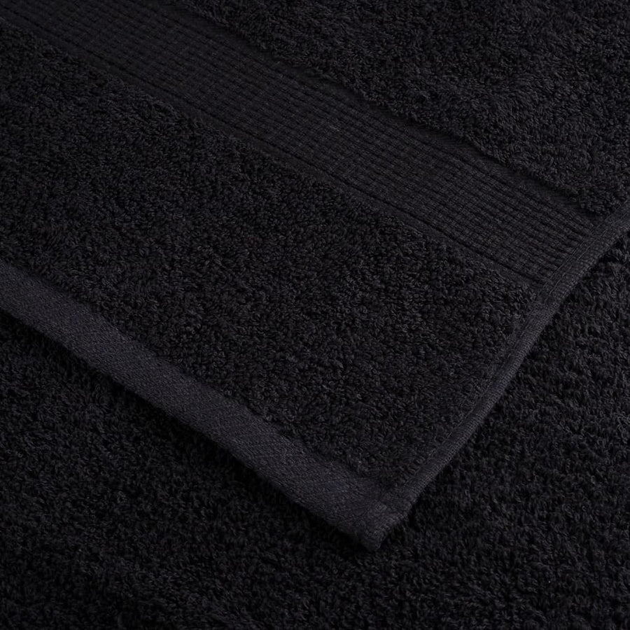 Badhanddoeken Solund 600 G/M² Zwart 2 100 x 150 cm