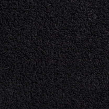 Saunadoeken 4 st 600 g/m² 80x200 cm 100% katoen zwart