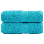 Premium washcloths SOLUND 2 pcs turquoise 30x30 cm 600 g/m2