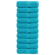 Guest towels SOLUND 10 pcs 600 gsm 30x50 cm turquoise