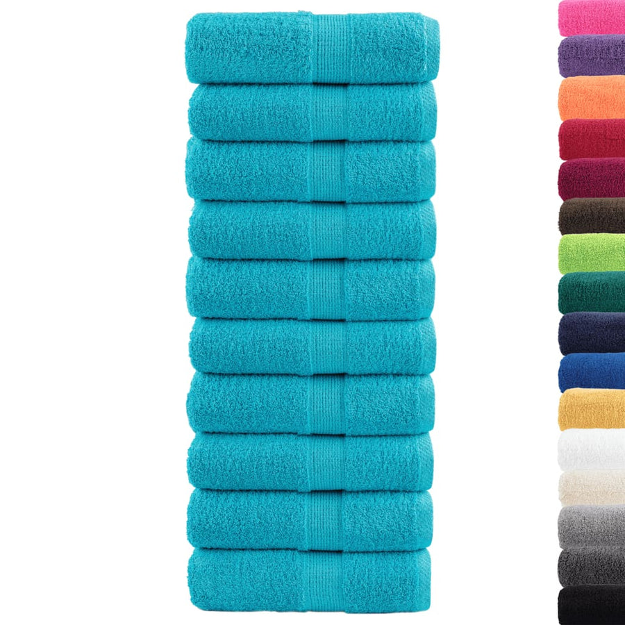 Gastendoekjes Solund 600 G/M² Turquoise 10 30 x 50 cm